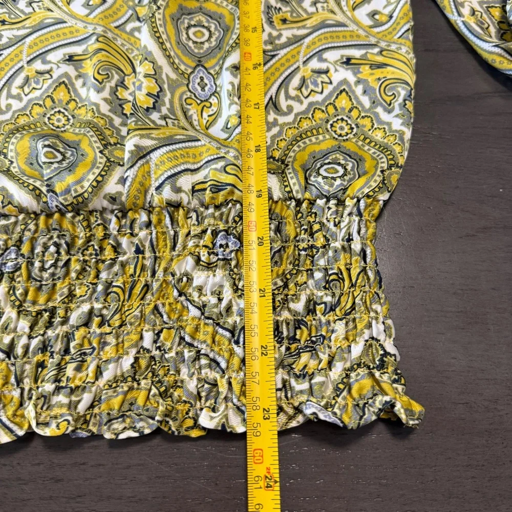 Michael Kors Women’s 3/4 Sleeve‎ Elastic Hem Blouse Size S